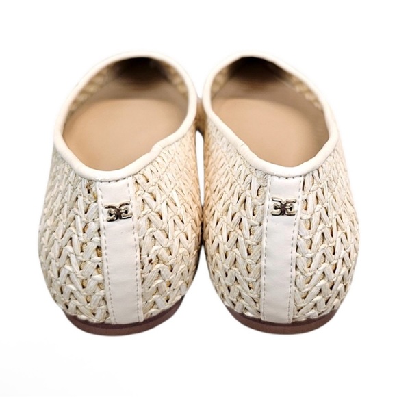 Sam Edelman Cream Woven Flats Size 8 - Picture 6 of 7